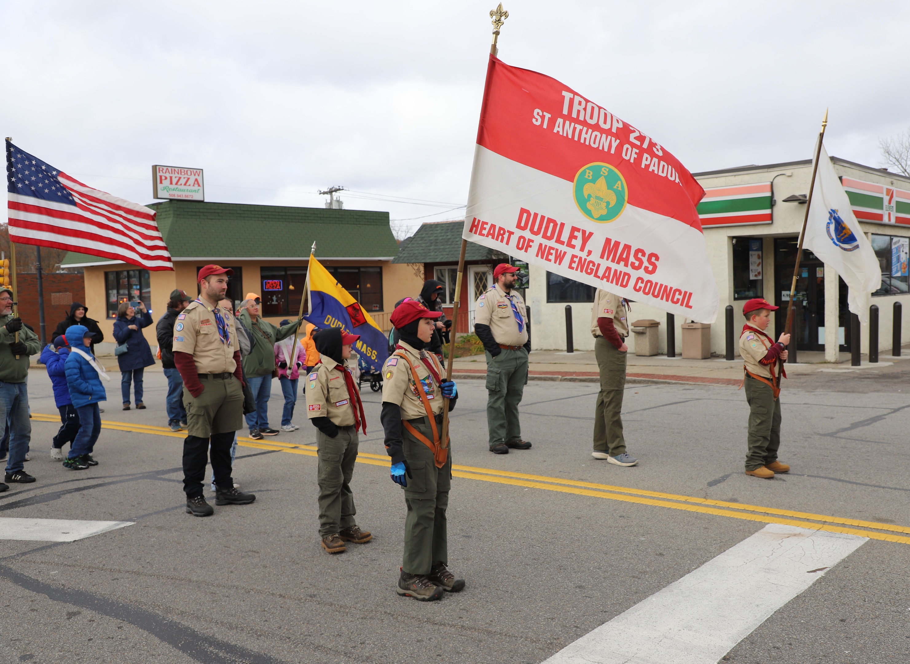 Dudley/Webster Mass Veterans Day Parade 2025 Cub Scout Pack 274