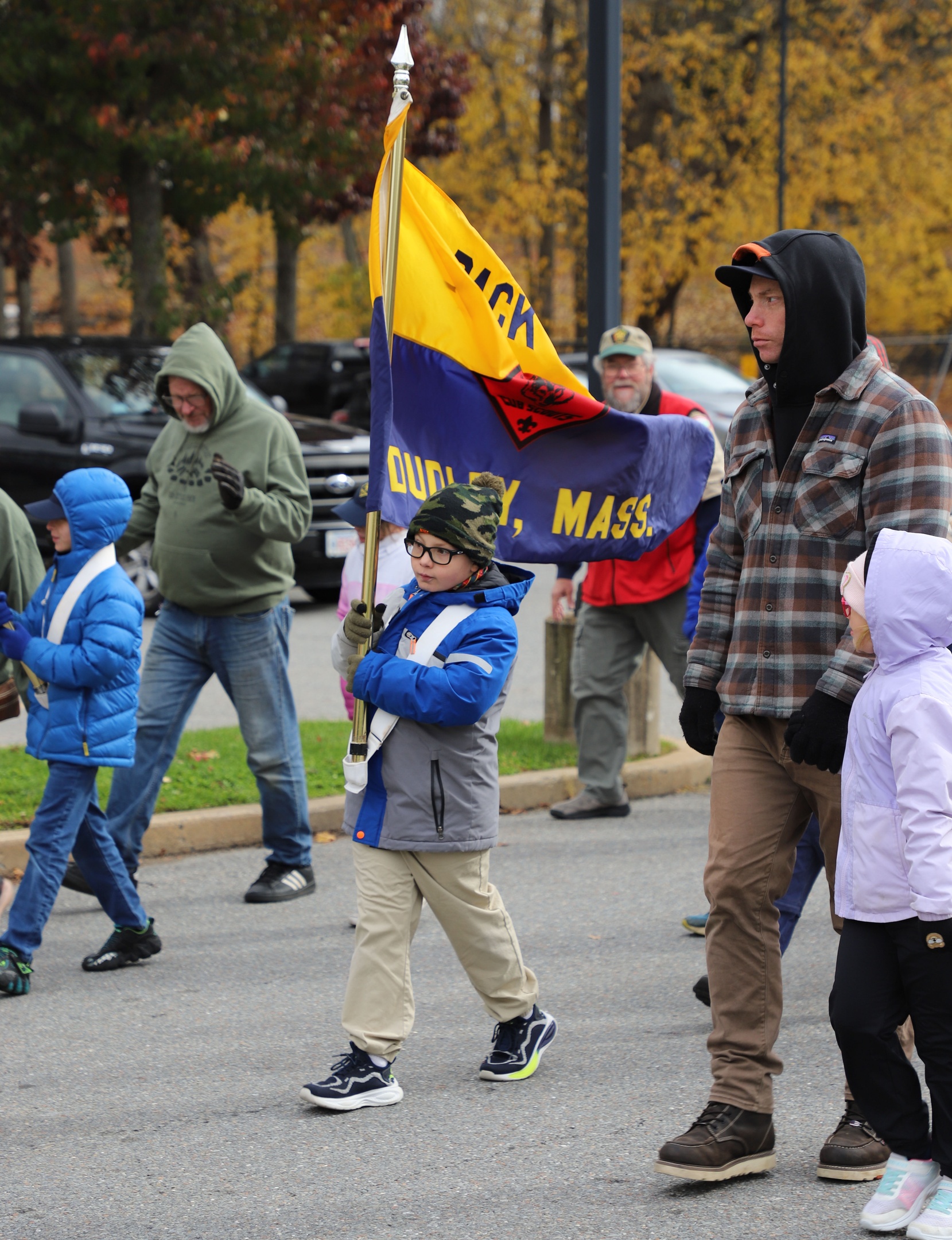 Dudley/Webster Mass Veterans Day Parade 2025 Cub Scout Pack 274