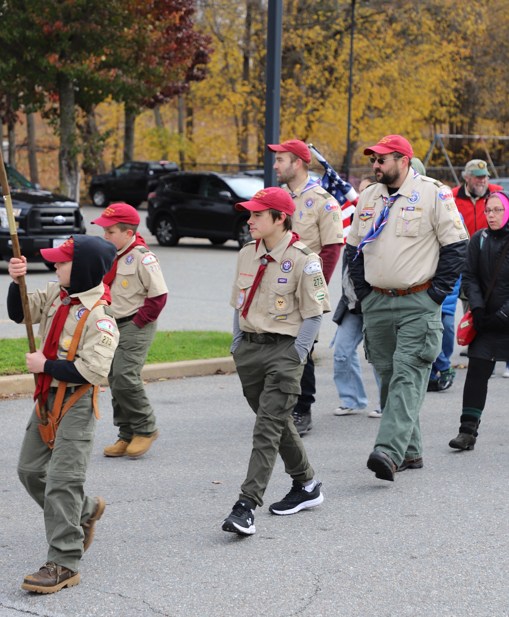 Dudley/Webster Mass Veterans Day Parade 2025 Cub Scout Pack 274
