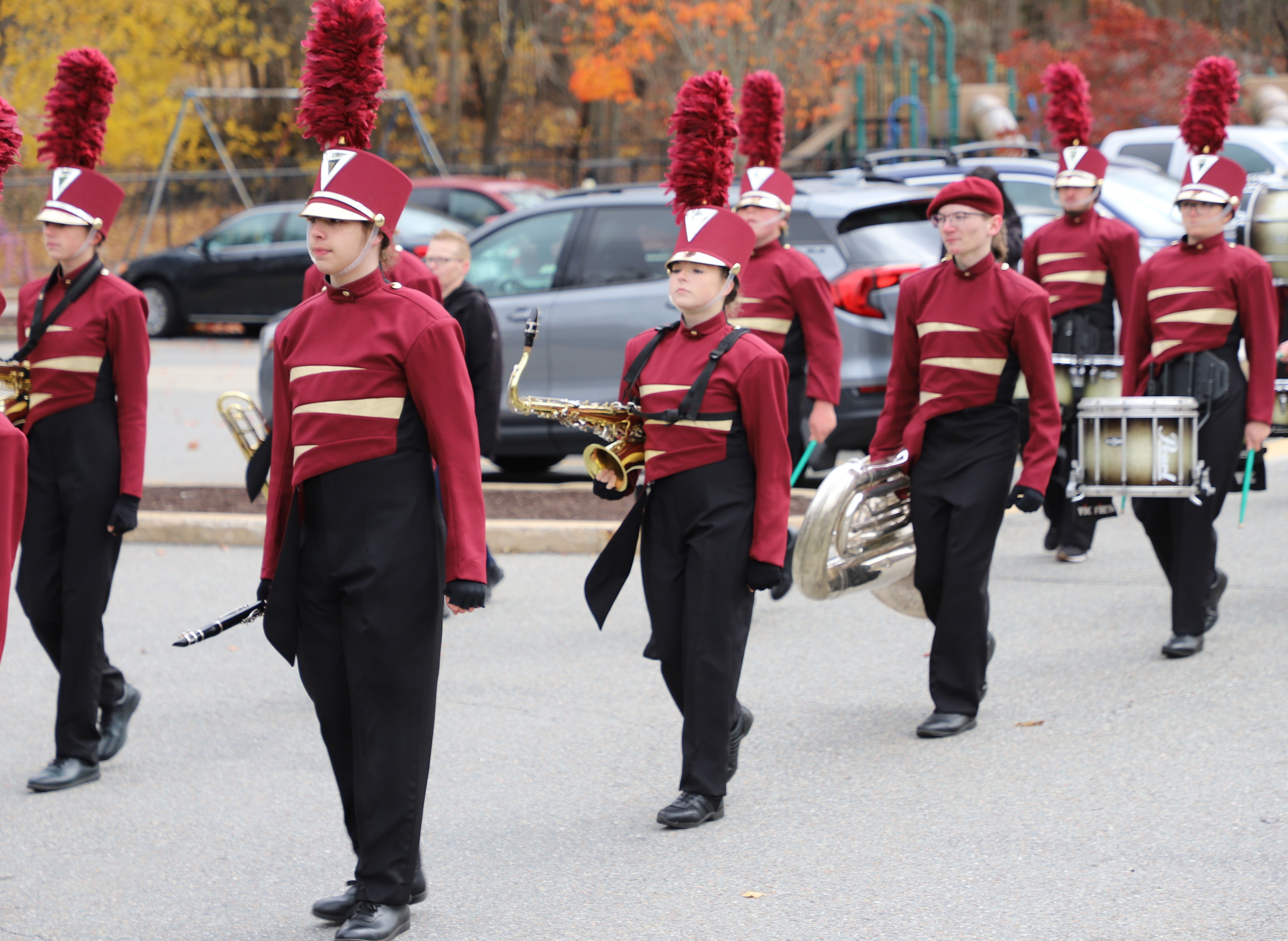Dudley/Webster Mass Veterans Day Parade 2025 Shepard Hill Marching Band