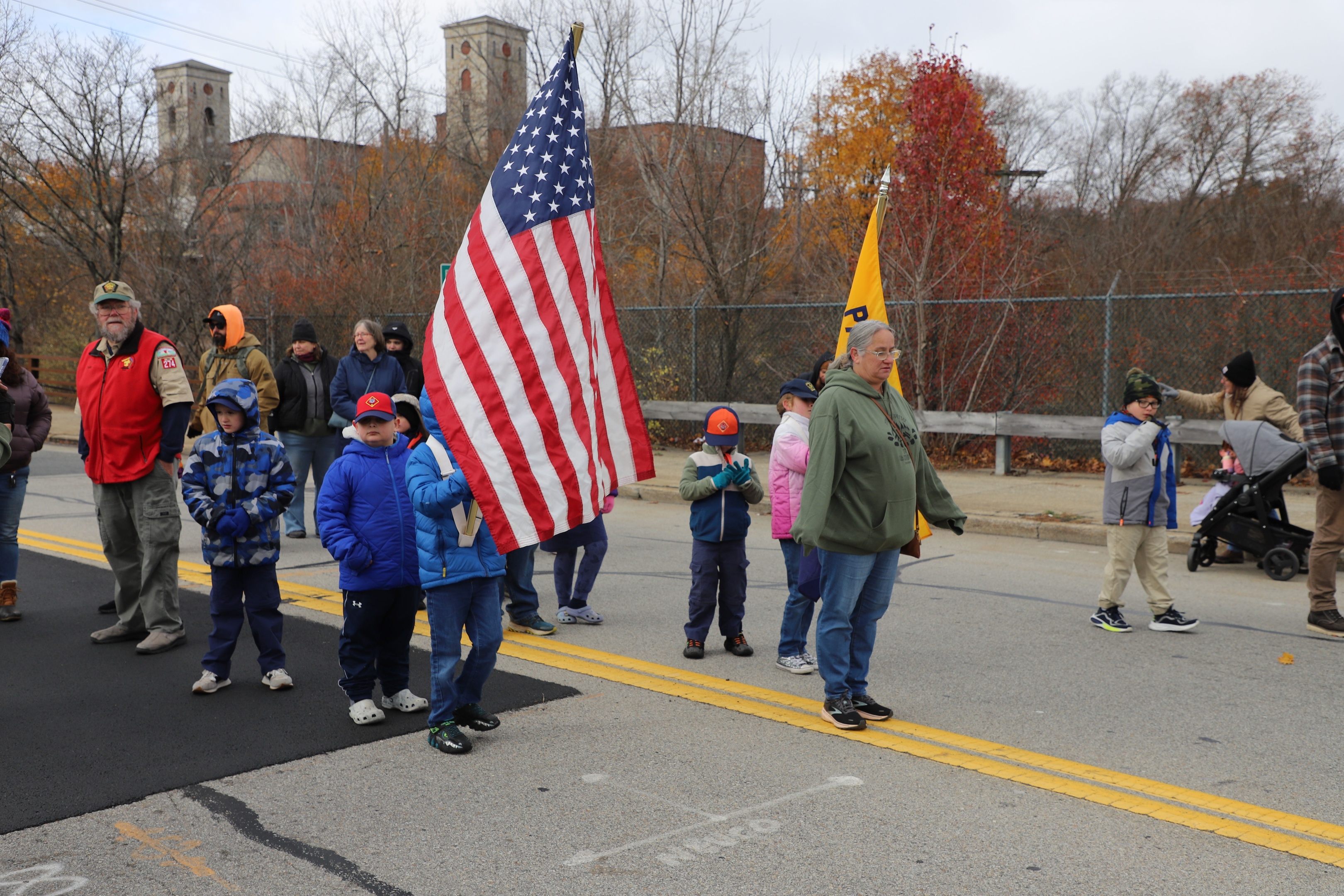 Dudley/Webster Mass Veterans Day Parade 2025 Cub Scout Pack 274