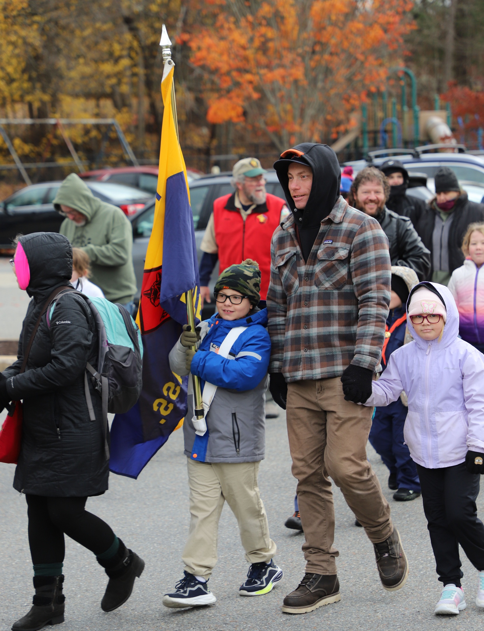 Dudley/Webster Mass Veterans Day Parade 2025 Cub Scout Pack 274