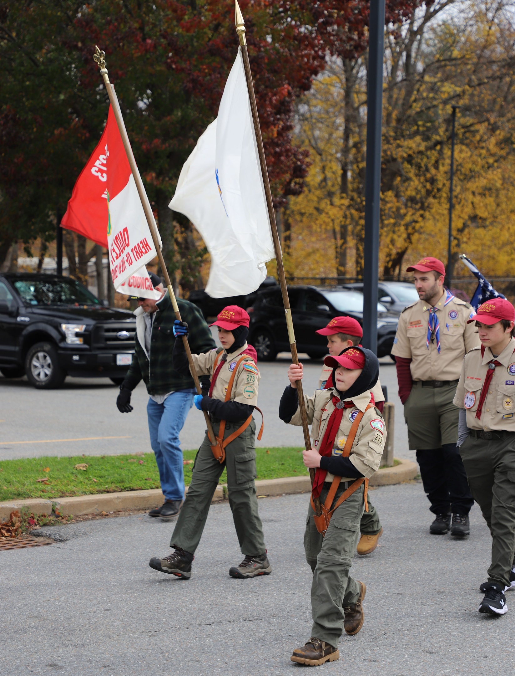 Dudley/Webster Mass Veterans Day Parade 2025 Cub Scout Pack 274